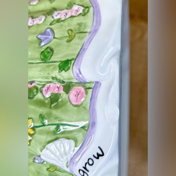 Dept 56 Storybook Collection Mary Quite Contrary Ceramic Teapot Cottage Core - Picture 11 of 12